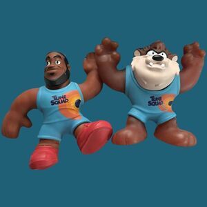Heroes Of Goo Jit Zu Space Jam TASMANIAN DEVIL LaBron James Figures B4